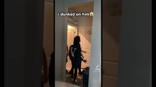 He Got Dunked On😱 funny minihoop dunk viral [upl. by Macey963]