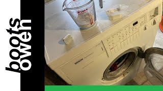 Bosch WFP3300 90 degree wash dishwasher tab and citric acid together at last [upl. by Adirf]