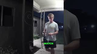 Scary Doorbell Footage Terrifying Figure Seen On Camera scary scarystories horror shorts [upl. by Libbey]