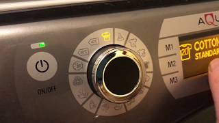 Hotpoint Aqualtis AQ113D 697E 11KG Washing Machine Please Subscribe For More [upl. by Nrehtak]