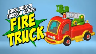 Learn Shapes Fire Truck Game free learning games Educational Game 112 [upl. by Mariken]