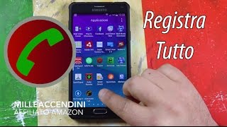 Come registrare una chiamata app GRATIS telefonate registrate [upl. by Aurthur]