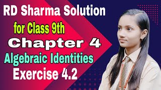 exercise 42 question 6 and 7 algebraic identities class 9th RD Sharma by Google girl Aarohi [upl. by Haerle]