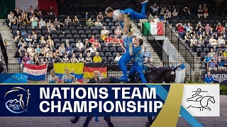 Breathtaking Vaulting performance wins Germany team gold  FEI World Equestrian Games 2018 [upl. by Eicul]