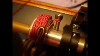 Bobineuse nid dabeille 3 honeycomb coil winding [upl. by Eentihw]