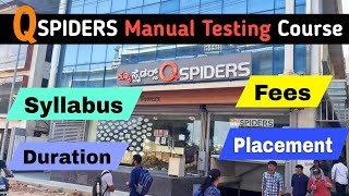 Qspiders Manual Testing Course in Bangalore [upl. by Eidualc]