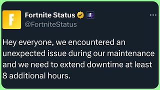 The Fortnite Servers Might be DOWN All Day [upl. by Annaear]