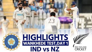 IND vs NZ 3rd Match Highlights Wankhede Test Highlights  Ravindra Jadeja Wicket Washington Sundar [upl. by Blood202]