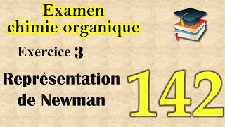 142Exercice 3  Représentation de Newman de la molécule B [upl. by Suiravaj]