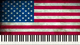 THE STARSPANGLED BANNER  American National Anthem  Piano Tutorial [upl. by Vilhelmina]