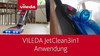 Vileda JetClean 3in1  Anwendung  Vileda Deutschland [upl. by Enelam]