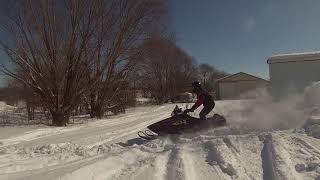 Putzing around on the new 1998 Polaris XCR 700 Triple [upl. by Skippy]