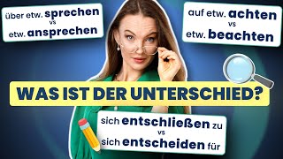 Diese Verben VERWECHSELN viele Deutschlerner I Deutsch lernen b2 [upl. by Gisela]