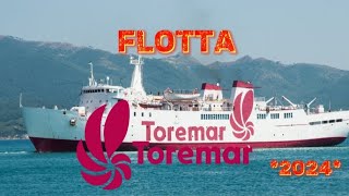 La flotta della Toremar 2024 [upl. by Eetsud]