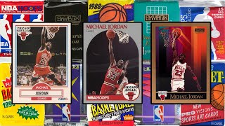 Top 20 Most Valuable MICHAEL JORDAN Basketball Cards From The Junk Wax Era 19861992 Base Cards [upl. by Suolevram]