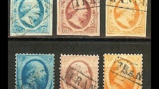 The first 101 stamps issued in the Netherlands [upl. by Aloel]