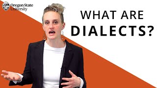 quotWhat Are Dialectsquot Oregon State Guide to Grammar [upl. by Naam]