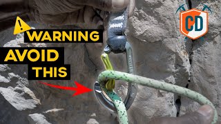 How To Clip A Quickdraws When Sport Climbing  Climbing Daily Ep1768 [upl. by Ardnuaek968]