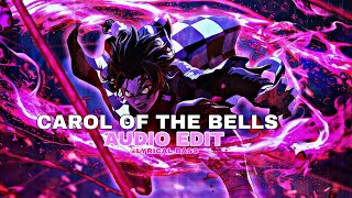 CAROL OF THE BELLS SLOWED  REVERBED AUDIO EDIT [upl. by Innob]