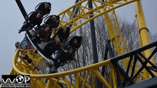 Lost Gravity Walibi Holland Eröffnung  Opening – Reportage – OnRide  Neu 2016  achtbaan Walibi [upl. by Atinod288]