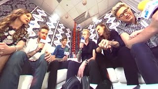 One Direction Gives Info On Their Break at KIISFMs Jingle Ball in 360 Degrees [upl. by Anale442]