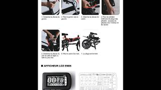 Alfawise X1 Folding Electric Bike User Manual in multi languages [upl. by Enid874]