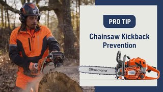 Chainsaw Kickback Prevention [upl. by Lachlan]