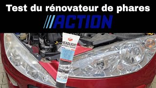 Test du rénovateur de phares Action [upl. by Hairabez743]