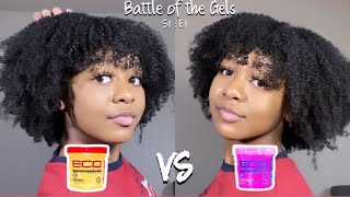 Battle of the Gels  Argan Oil Eco Styler vs Curl amp Wave Eco Styler [upl. by Claud962]