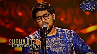 INDIAN IDOL SEASON 15 l Subhajit Chakraborty का fabulous 🤩 वाले performance l [upl. by Rogerio]