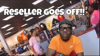 RESELLERS YELLS AT SNEAKER STORE MANAGER OVER BLACK TOE 14s [upl. by Marentic]