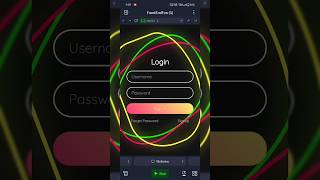 Login Form in HTML amp CSS shorts short coding loginform shortsfeed viralshorts viralvideo [upl. by Vogel]