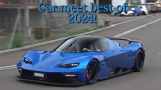 Best of Supercars leaving Car Meets 2024  Motorworld Ace Café ACW Totalauto GmbH Nozomi etc [upl. by Daniella]