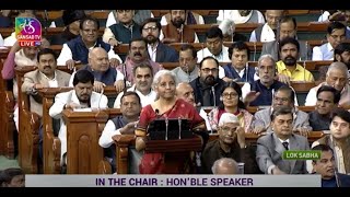 Finance Minister Nirmala Sitharamans Budget Speech  Union Budget 202324 [upl. by Atikihs]