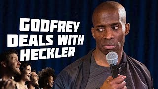 Comedian Godfery Deals With Heckler [upl. by Nelyak674]