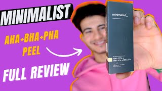 The Best Chemical Peel Solution Review and Why You Should Try Minimalist Skincare  minimalist [upl. by Isidora785]