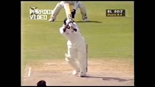 Aravinda de Silva batting Elegant 97 Sharjah Akai Singer Cup 1997 Sri Lanka Vs Pakistan [upl. by Forcier116]