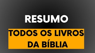 Resumo da história de TODOS os Livros Da Bíblia [upl. by Slosberg]