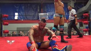 Ethan Carter III vs Chris Steeler 92014 WOW [upl. by Leuname]