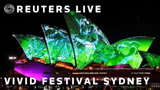 LIVE Sydney Opera House illuminated as Vivid light festival begins [upl. by Eiramlirpa]