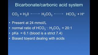 Blood Buffering  Carbonic AcidBicarbonate [upl. by Nybbor]