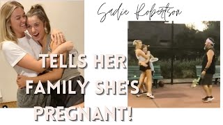 Sadie Robertson Tells Phil Robertson Willie and Korie Robertson Other Family That Shes Pregnant [upl. by Eidnar]