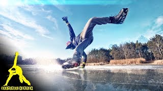 Freestyle Ice Skating Ground Touch Tutorial [upl. by Dlaner]