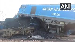 WATCH  Punjab 2 goods trains collided this morning injuring two loco pilots [upl. by Anita]