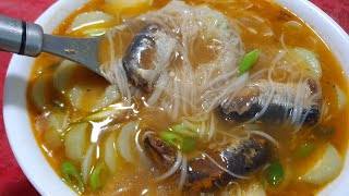 Miswa Patola Recipe  Miswa Misua Soup Recipe [upl. by Ahto]