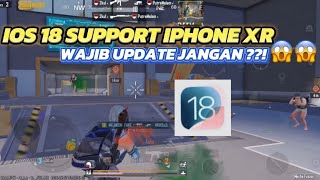 IPHONE XR KEBAGIAN IOS 18  LANGSUNG UPDATE JANGAN  😱 [upl. by Anihsit]