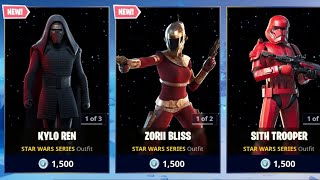 STAR WARS SKINS RETURN RELEASE DATE in Fortnite Item Shop Star Wars Skins Returning [upl. by Ruenhs]