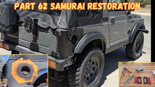 Suzuki Samurai Restoration Part 62 Bed Liner and Clear Coat Jimny Sierra SJ413 SJ410 [upl. by Yenatirb]