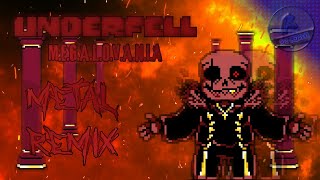 MEGALOVANIA FALLEN ▶ METAL REMIX Underfell  Animated UST [upl. by Tocs]