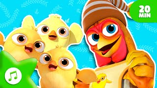 Little Chicks Say 🐤 Kids Songs Collection  Zenon The Farmer [upl. by Fillender390]